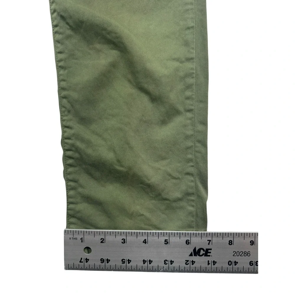 rag & bone Fit 2 Chino Pants Mens 33x30 Olive Green Cotton Twill Slim Fit